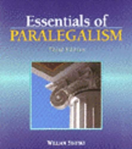 Essentials of Paralegalism