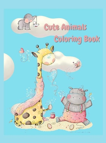 Cute animals coloring book
