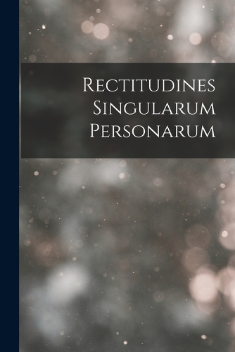 Rectitudines Singularum Personarum