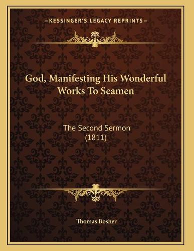 God, Manifesting His Wonderful Works To Seamen