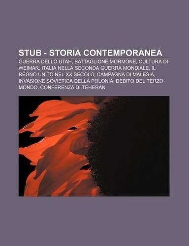 Stub - Storia Contemporanea