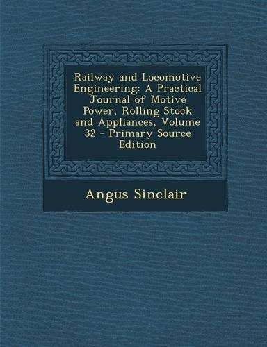 Railway and Locomotive Engineering