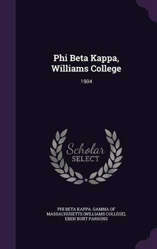 Phi Beta Kappa, Williams College