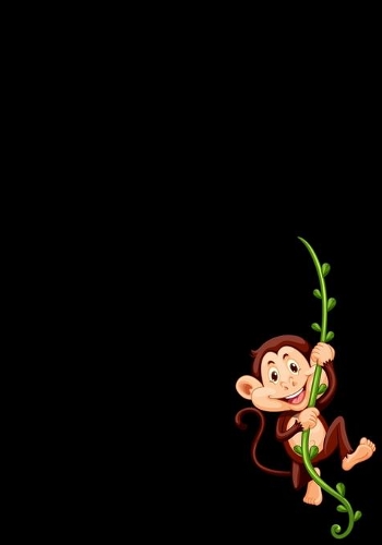 Monkey Journal: Blank Lined Monkey Notebook For Boys & Girls V1