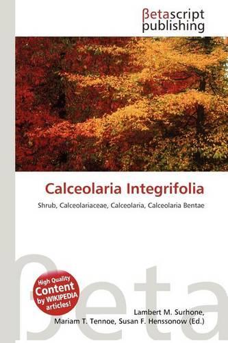 Calceolaria Integrifolia