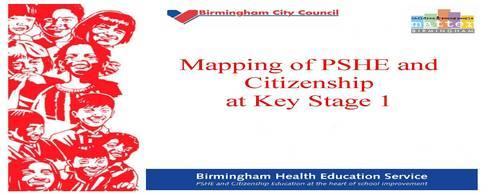 Mapping of PSHE and Citizenship at Key Stage 1