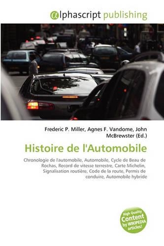 Histoire de L'Automobile: (English)