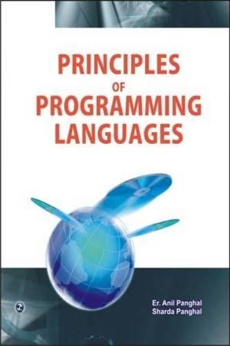 Principles of Programming Languages