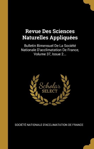 Revue Des Sciences Naturelles Appliquées
