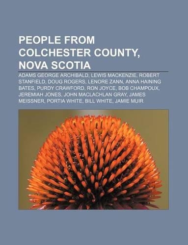 People from Colchester County, Nova Scotia
