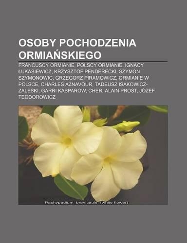 Osoby Pochodzenia Ormia Skiego