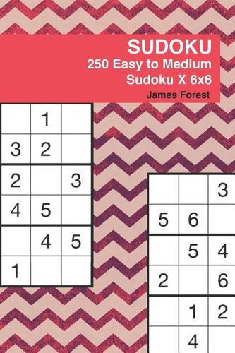 250 Easy to Medium Sudoku X 6x6