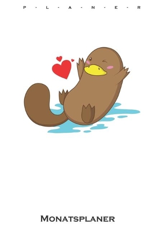 verliebtes Schnabeltier Monatsplaner
