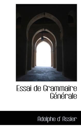 Essai de Grammaire G N Rale