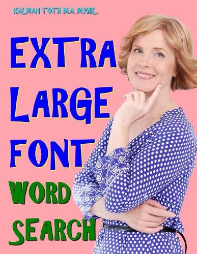 Extra Large Font Word Search