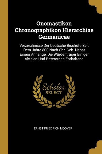 Onomastikon Chronographikon Hierarchiae Germanicae