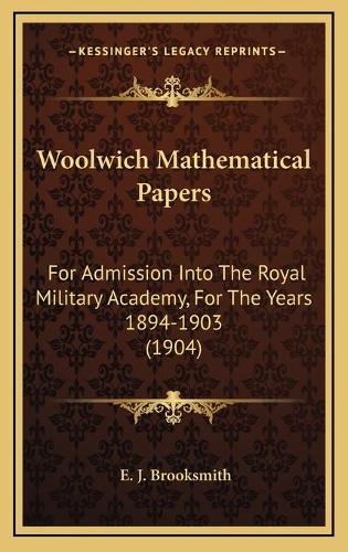 Woolwich Mathematical Papers