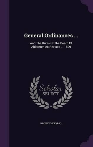 General Ordinances ...