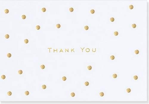 Ty Note Gold Dots