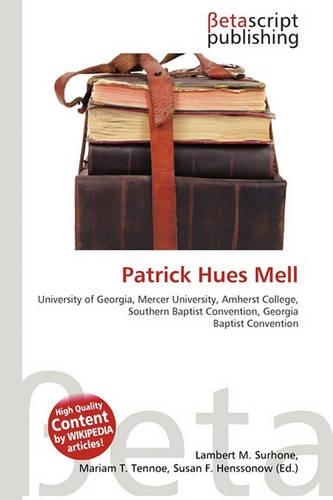 Patrick Hues Mell: (English)