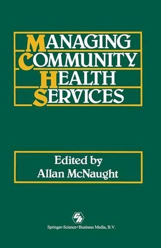 Managing Community Health Services: (English)