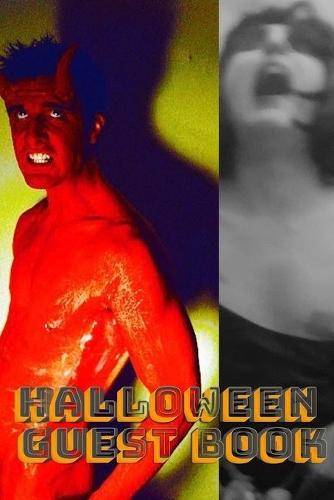 Sexy Devil and wife Scary Halloween Guest Book: Sexy Devil and wife Scary Halloween Guest Book