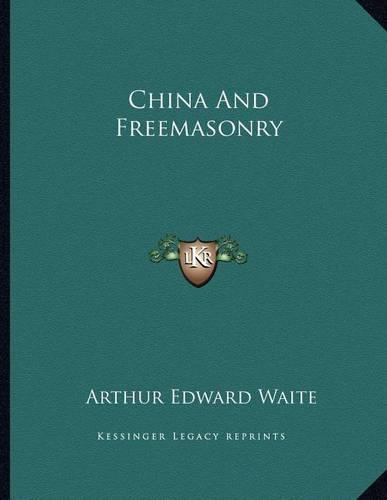 China And Freemasonry