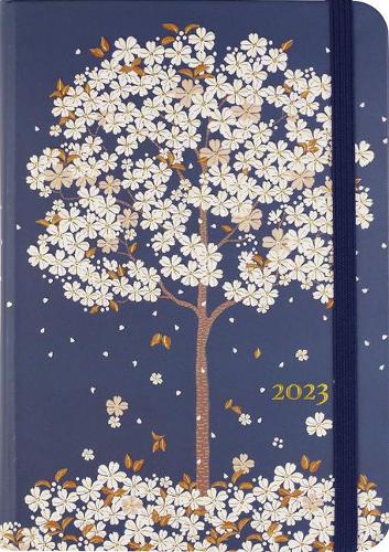 2023 Falling Blossoms Weekly Planner (16 Months, Aug 2022 to Dec 2023)