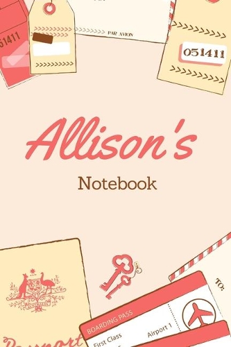 Allison First Name Alison Notebook