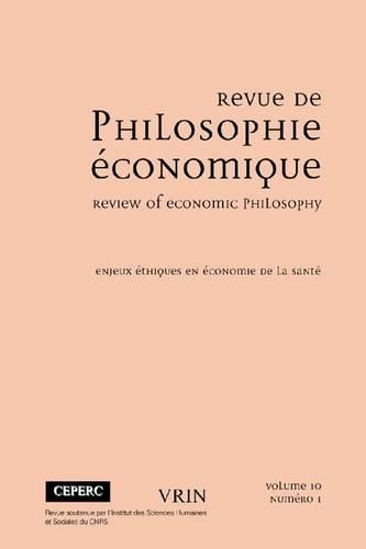 Enjeux Ethiques En Economie de la Sante