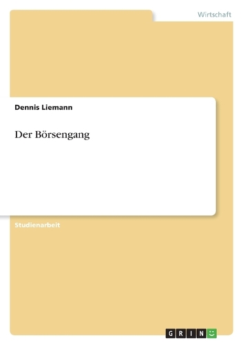 Der Börsengang