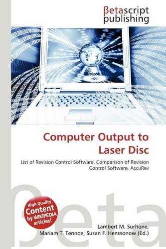 Computer Output to Laser Disc