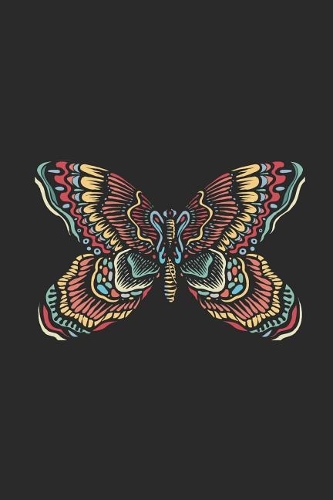 Beautiful Butterfly: Butterflies Notebook, Dotted Bullet (6 X 9 - 120 Pages) Animal Themed Notebook for Daily Journal, Diary, and Gift