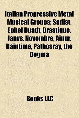 Italian Progressive Metal Musical Groups
