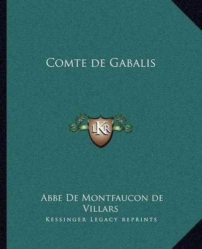 Comte de Gabalis: (English)