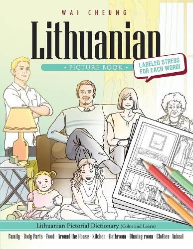 Lithuanian Picture Book: Lithuanian Pictorial Dictionary (Color and Learn)