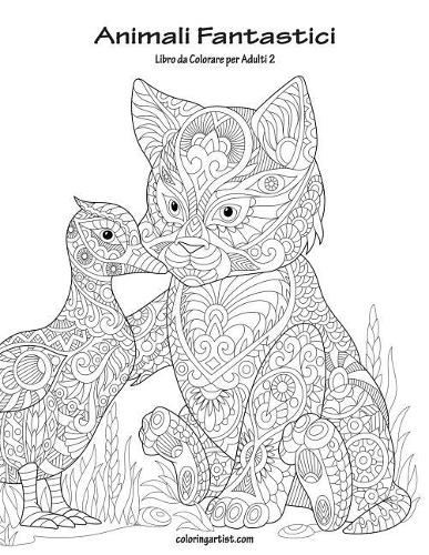 Animali Fantastici Libro da Colorare per Adulti 2