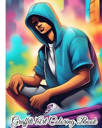 Graffiti Art Coloring Book: Graffiti Art Coloring Pages for Street Art Drawing, Graffiti Letter, Characters