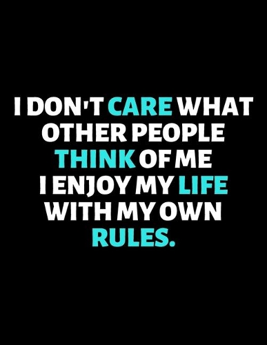 I Enjoy My Life With My Own Rules: lined professional notebook/journal A Perfect Office Gifts: Amazing Notebook/Journal/Workbook - Perfectly Sized 8.5x11" - 120 Pages