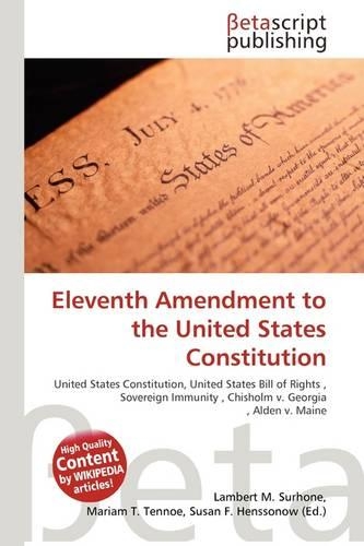 Eleventh Amendment to the United States Constitution