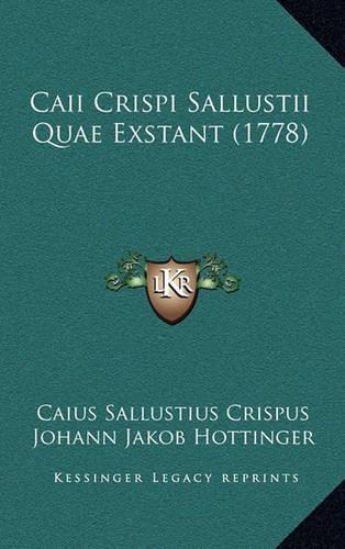 Caii Crispi Sallustii Quae Exstant (1778)