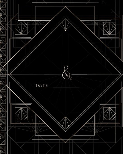 Gatsby Wedding Guest Book: Gatsby Style Wedding Guest Book 1920s