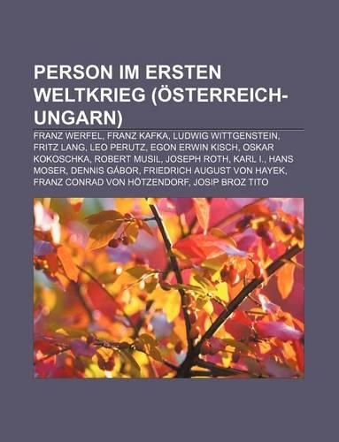 Person Im Ersten Weltkrieg (Osterreich-Ungarn)