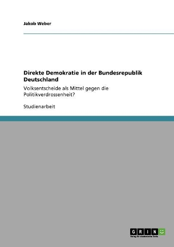 Direkte Demokratie in der Bundesrepublik Deutschland