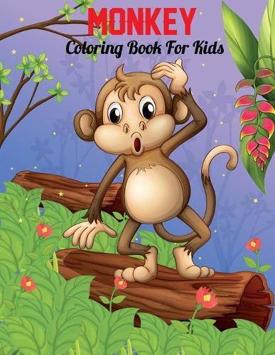 Monkey Coloring Book For Kids