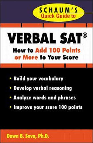 Schaum's Quick Guide to the SAT