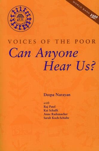 CAN ANYONE HEAR US? - VOICES OF THE POOR V1