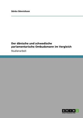 Der dänische und schwedische parlamentarische Ombudsmann im Vergleich