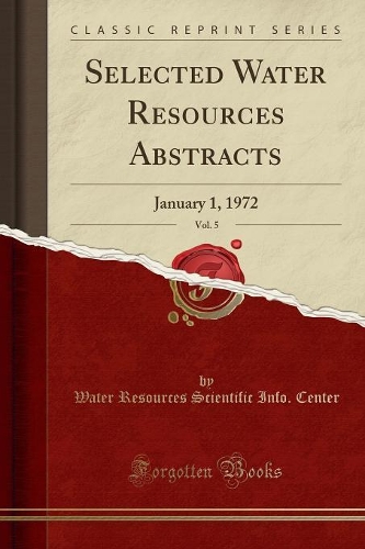 Selected Water Resources Abstracts, Vol. 5