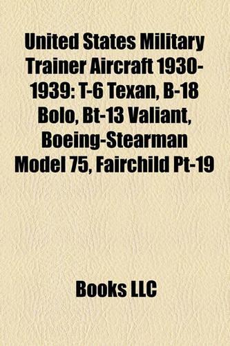 United States Military Trainer Aircraft 1930-1939